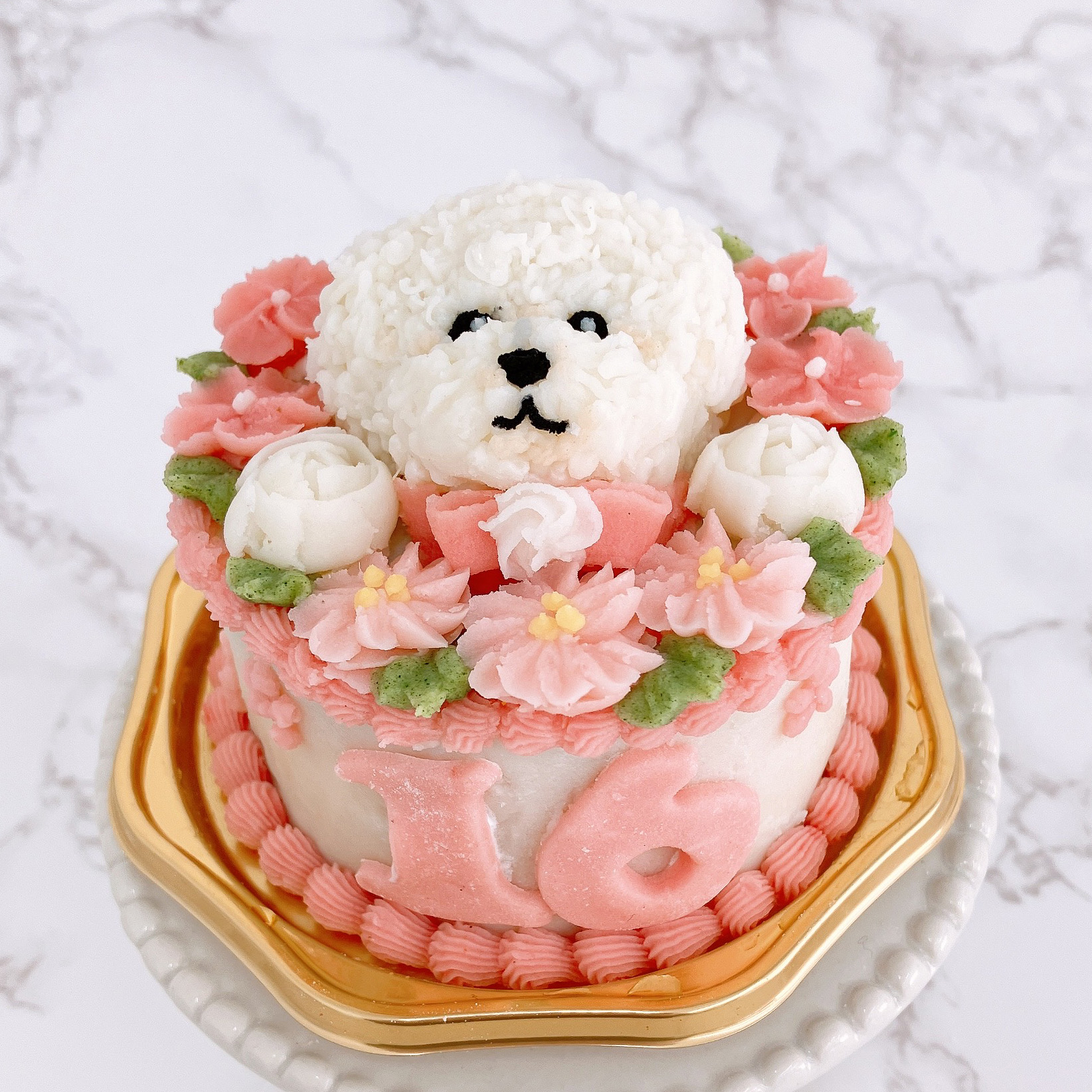【オーダー商品】うちの子ケーキ ラウンド [犬用ケーキ,猫用ケーキ]