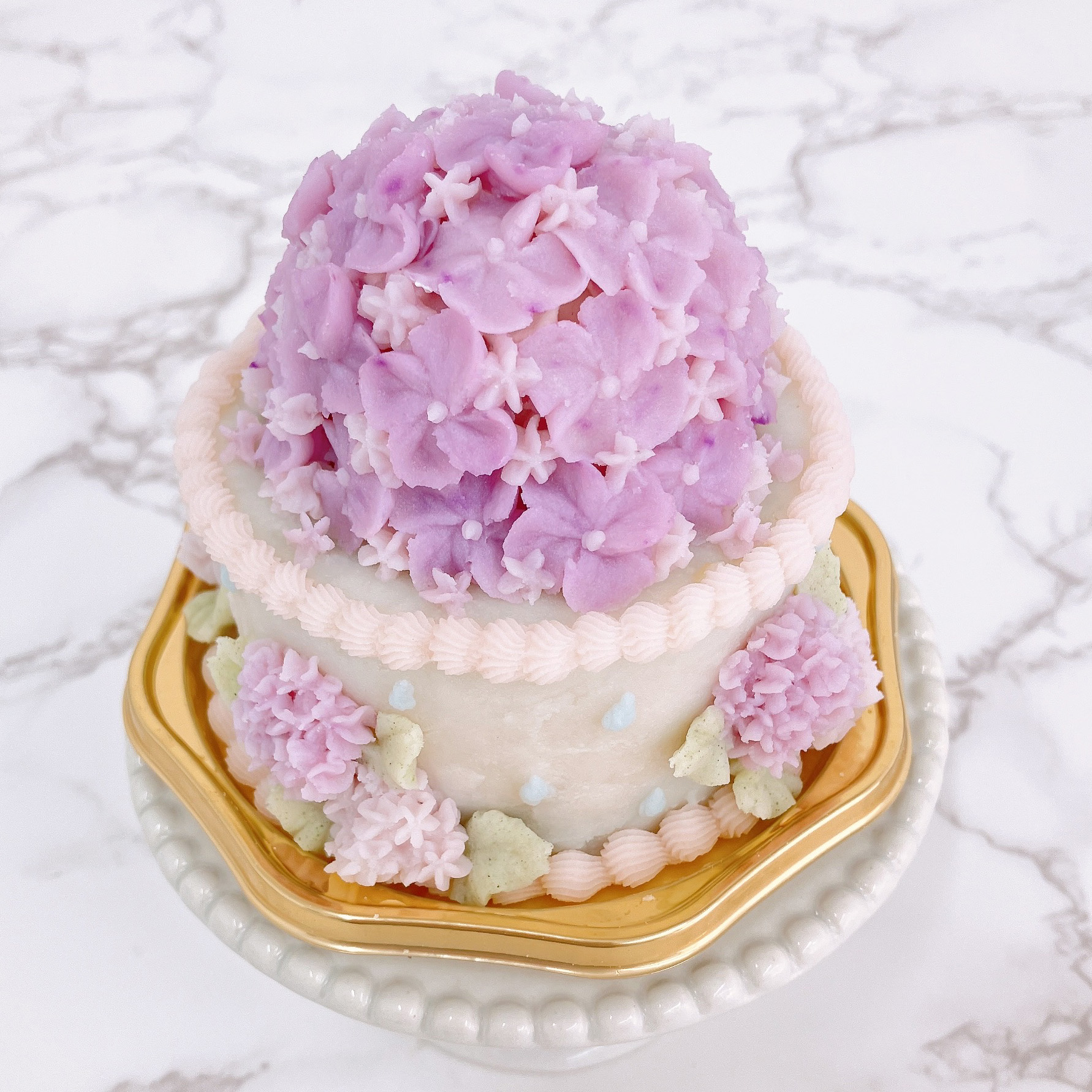 【６月】紫陽花のケーキ [犬用ケーキ,猫用ケーキ]