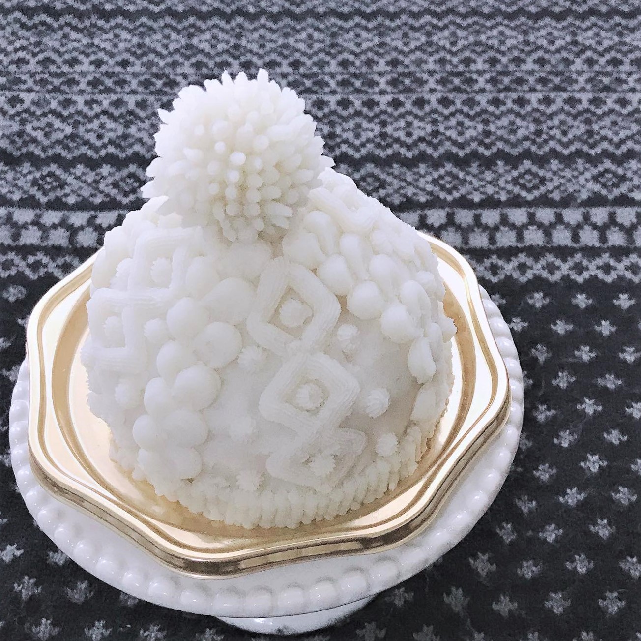 【冬季限定】ニット帽のケーキ  [犬用ケーキ,猫用ケーキ]