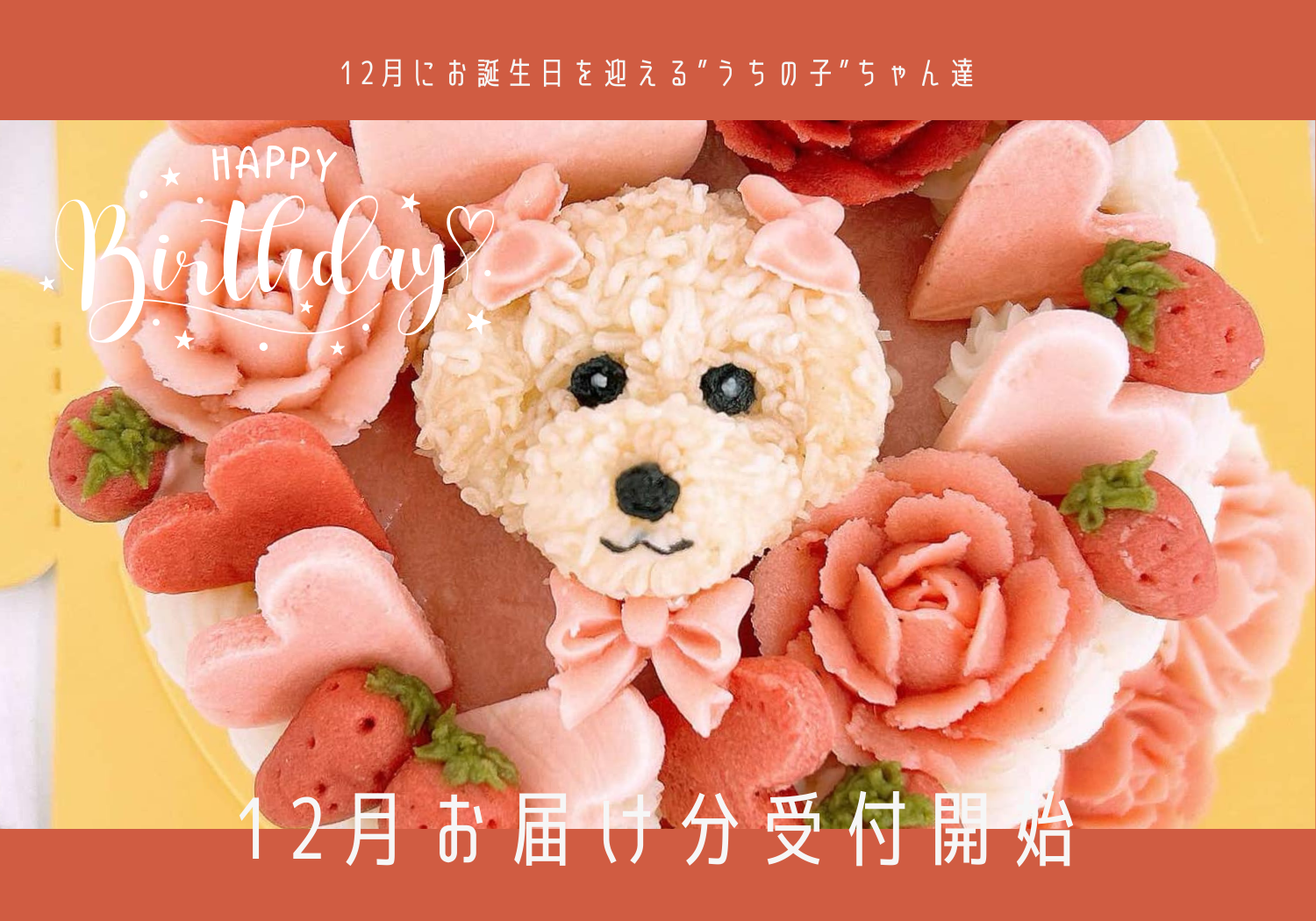 【12月お届け分】すべてのケーキ ご注文受付開始‼