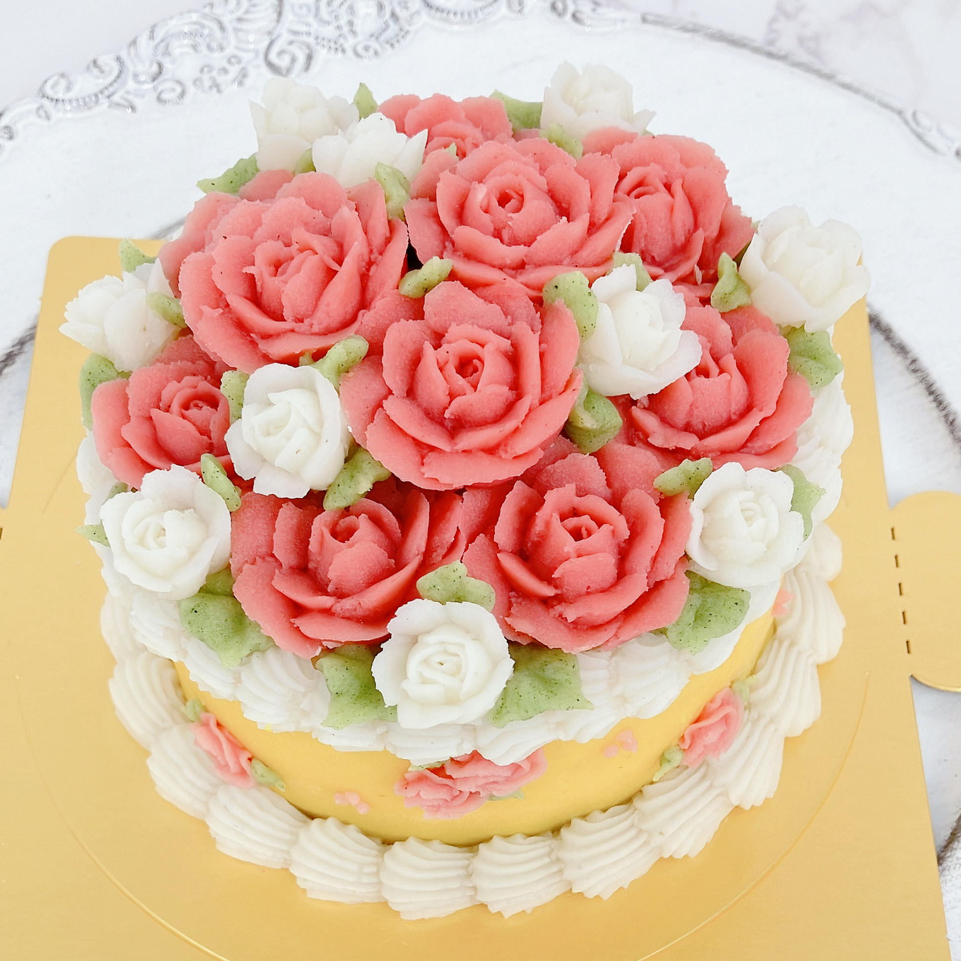 バラのケーキ　ラージサイズ