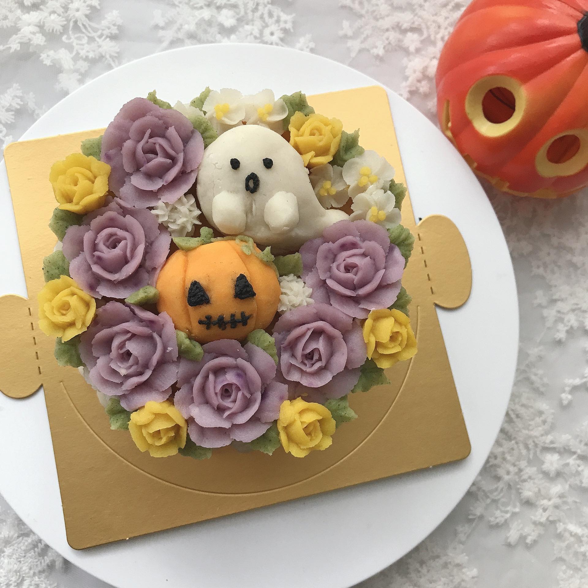 ハロウィンのオーダーケーキラージ＞<br