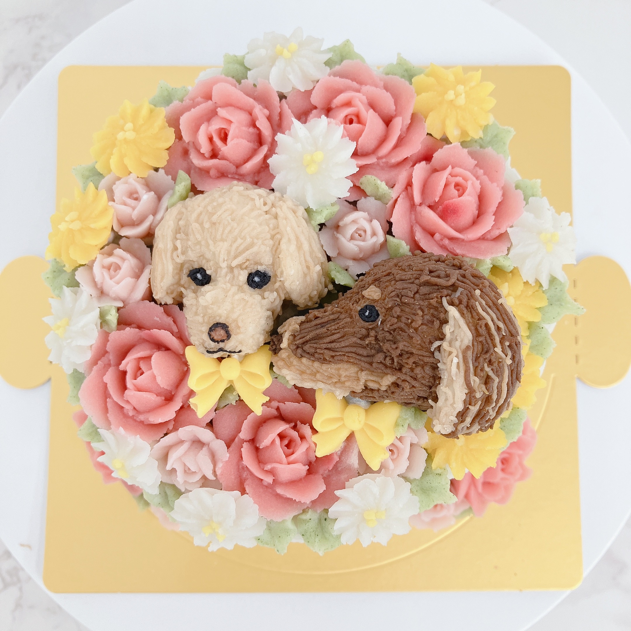 キスのケーキ＞<br