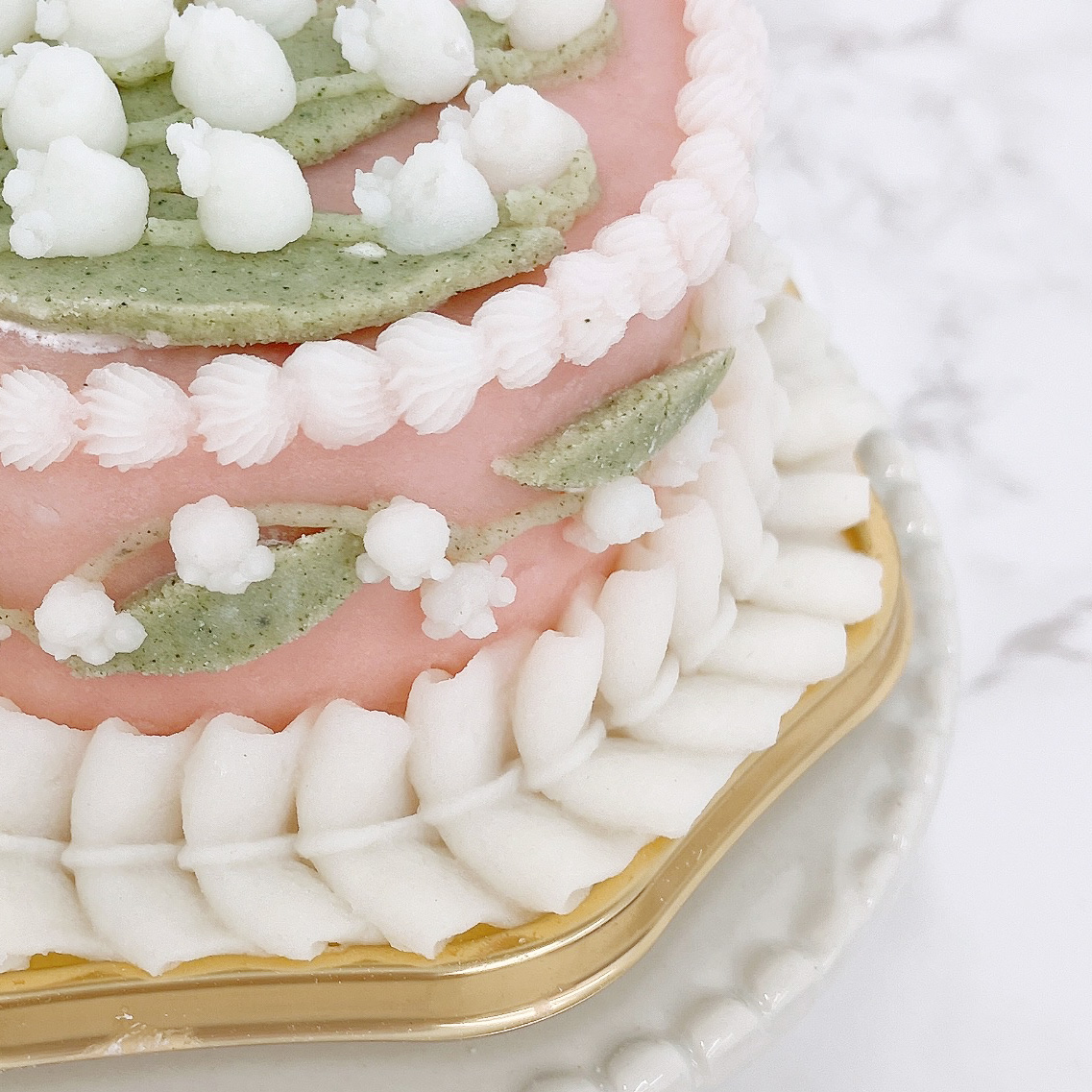 すずらんのケーキフリル＞<br