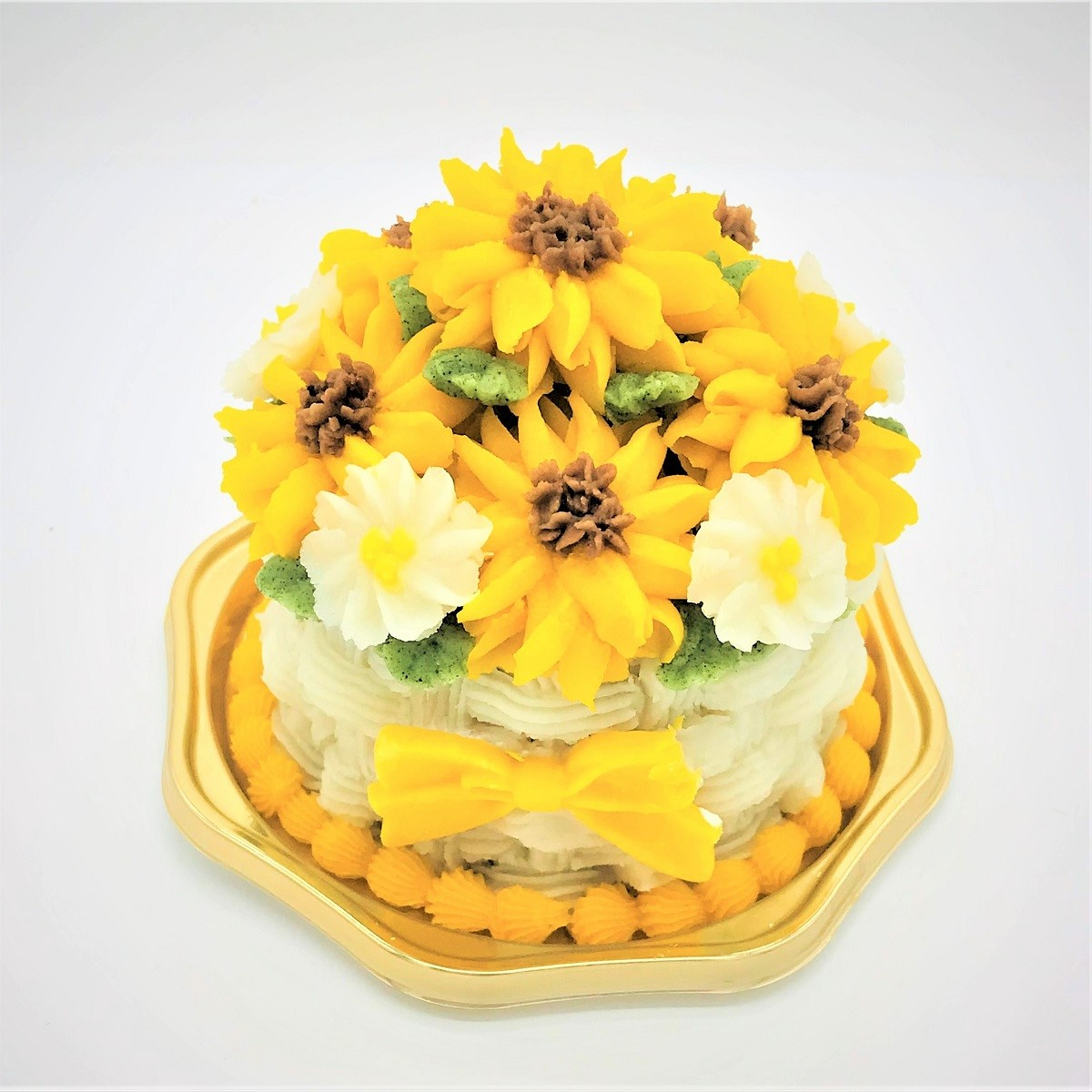 アトリエミニヨン ド サトコ 7月 ひまわりのケーキ