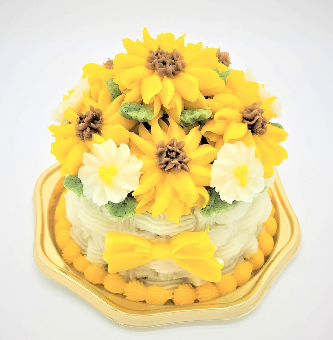 ひまわりのケーキ
